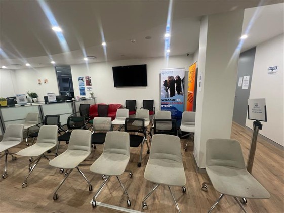 Waiting Area at Magill College Sydney Pearson VUE Test Centre